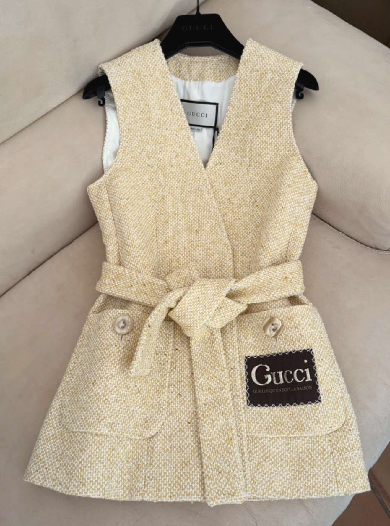 Gucci tweed Vesta