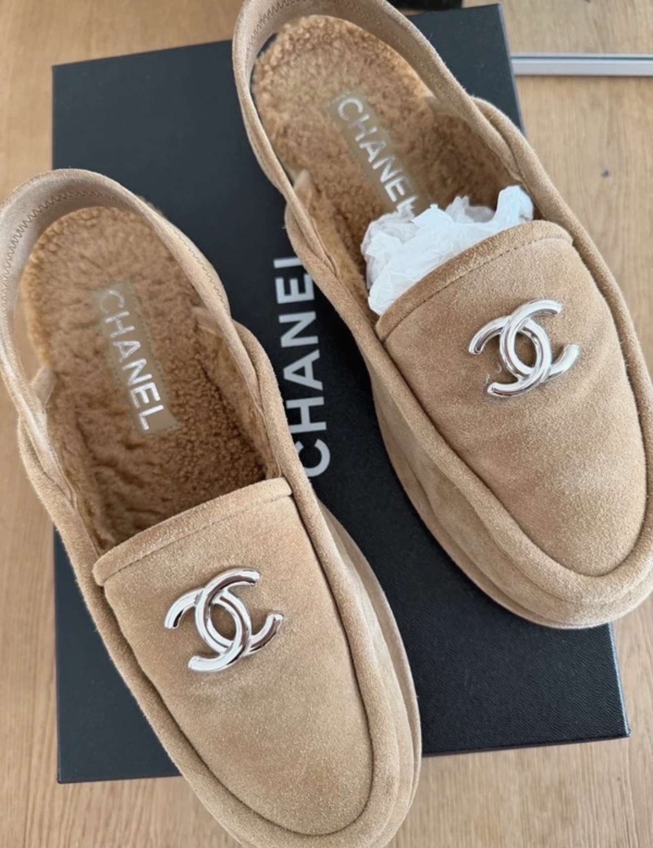 Chanel mokasinky