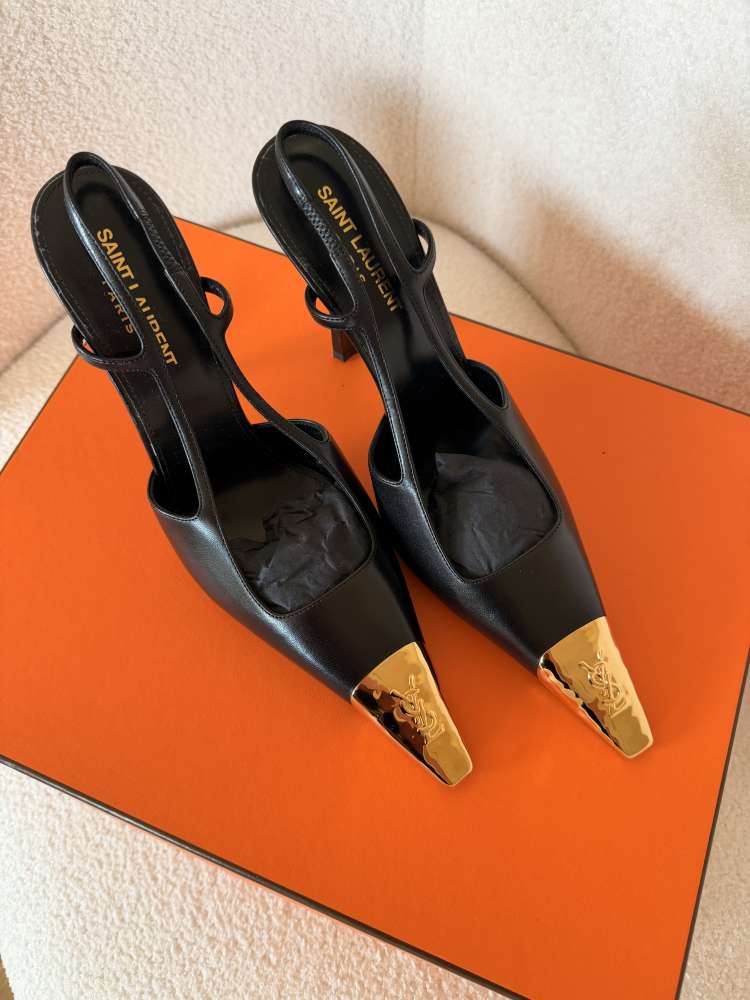 Saint Laurent Jeanne Slingback Pumps | veľ. 39 | Nenosené