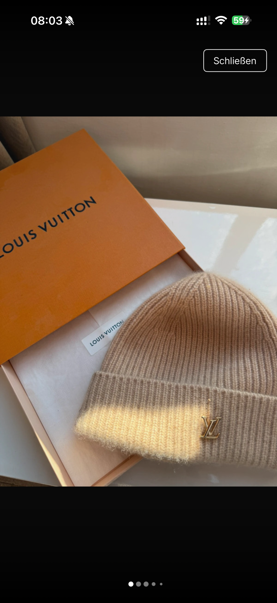 Louis vuitton čiapka