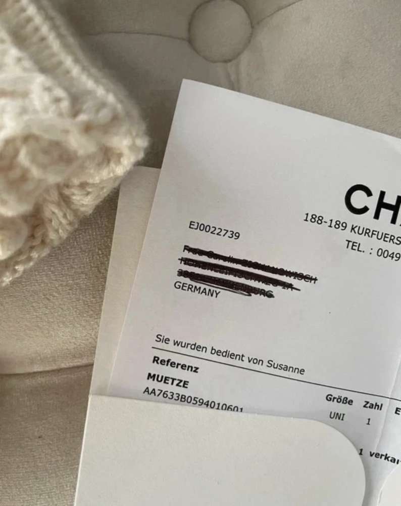 Chanel čiapka
