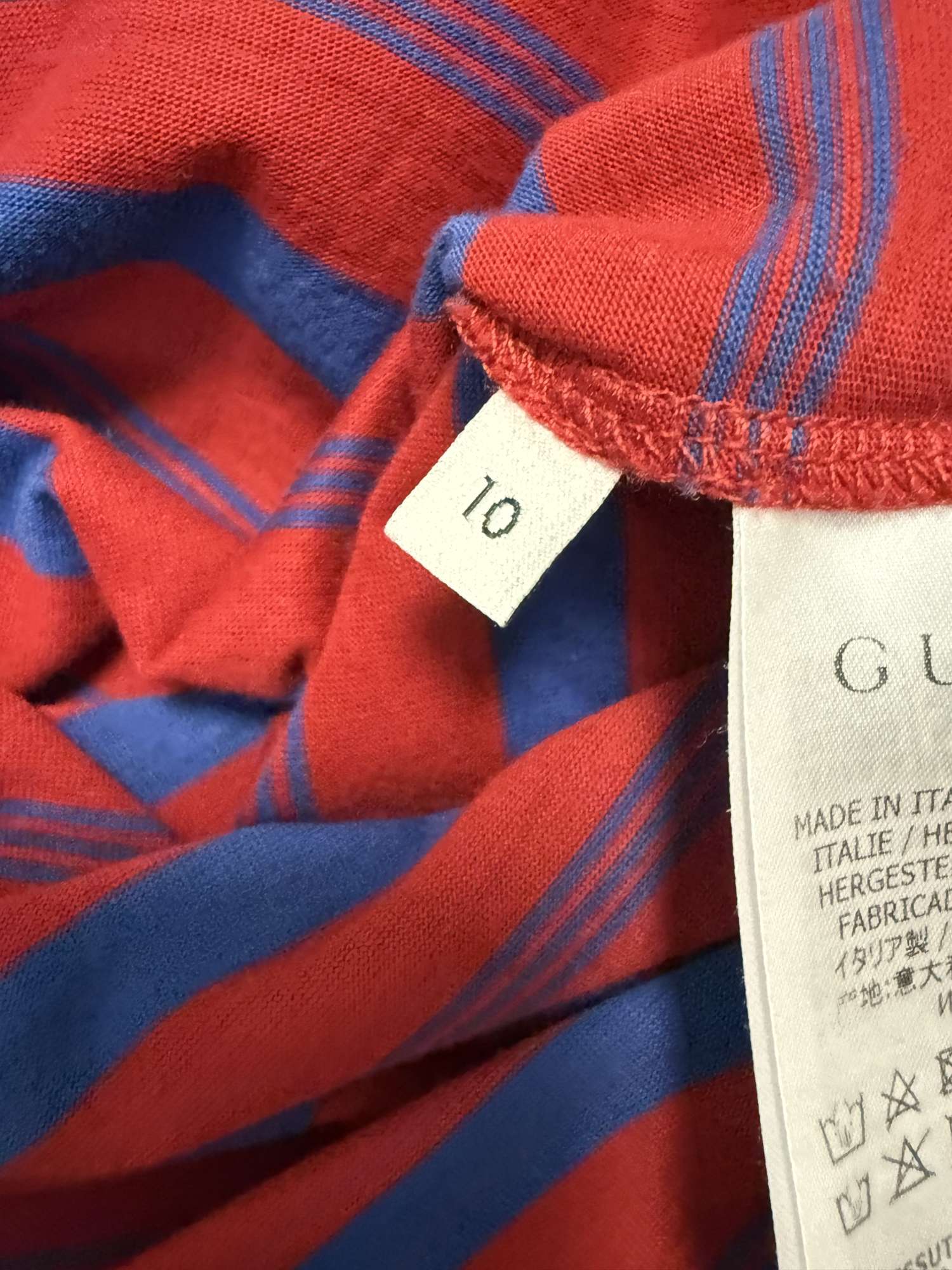 Detske unisex tricko Gucci velkost 10