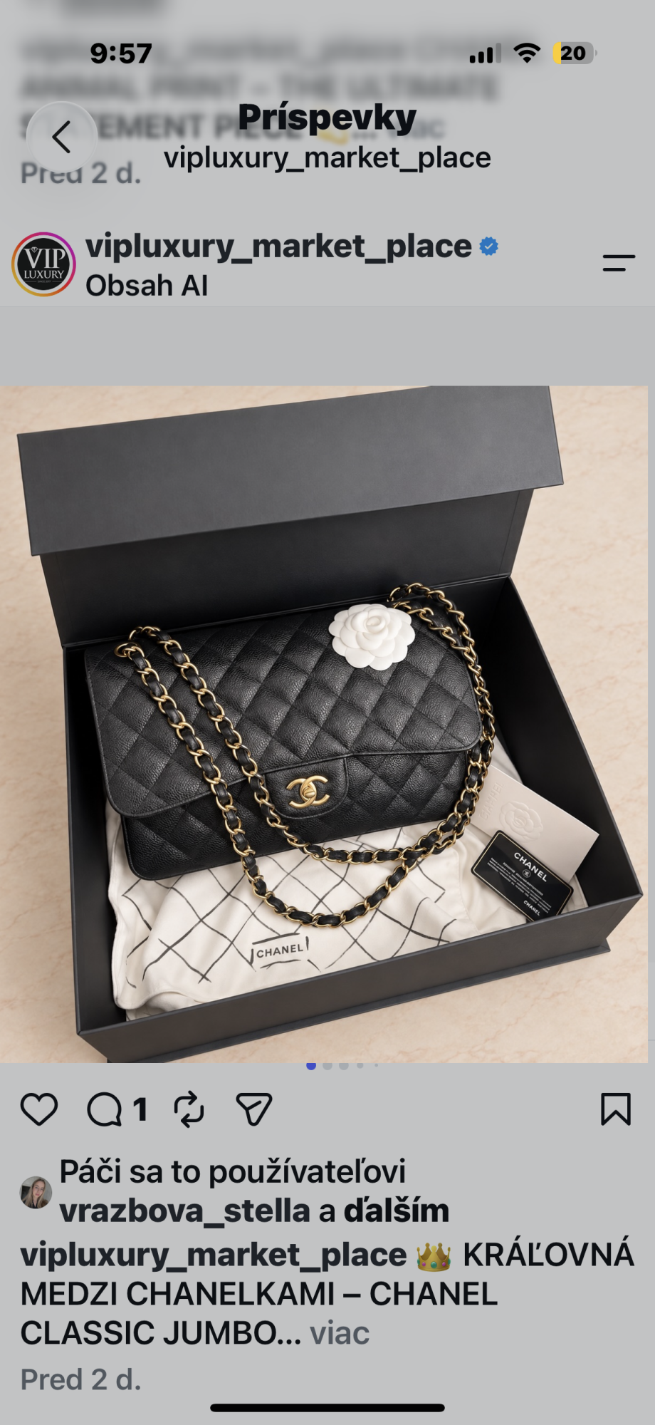 Chanel Double flap jumbo