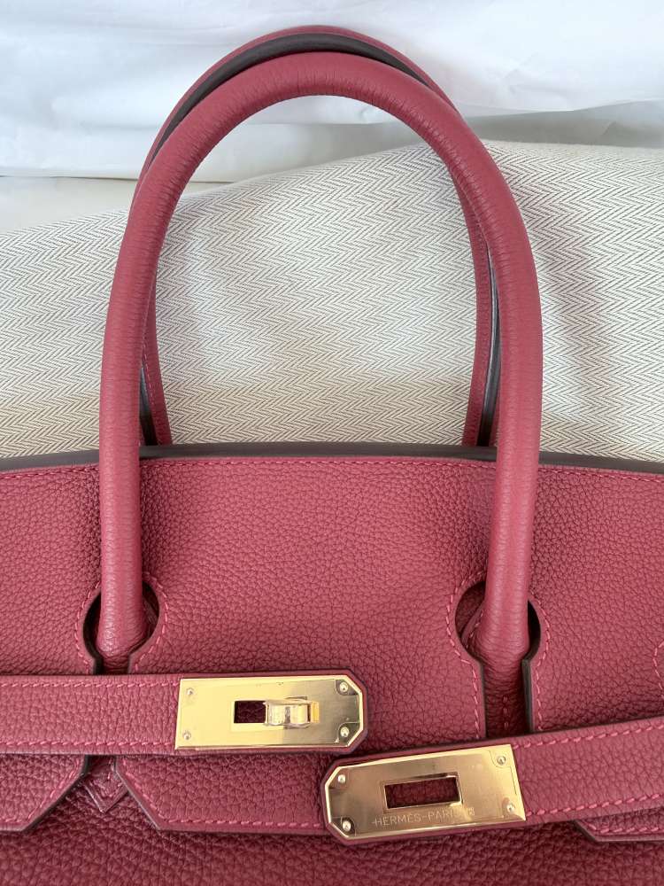 Hermès Birkin 35 Togo Rouge Vif Gold Hardware