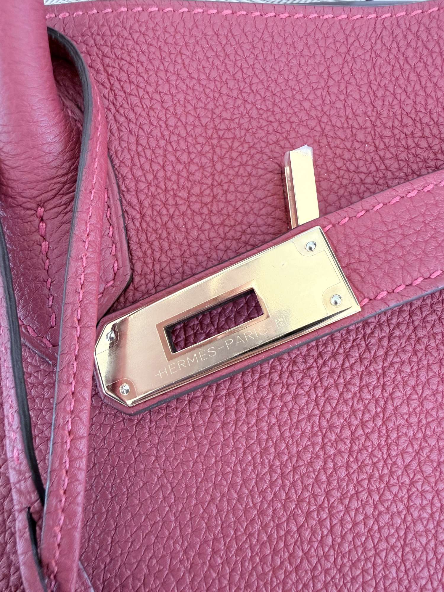 Hermès Birkin 35 Togo Rouge Vif Gold Hardware