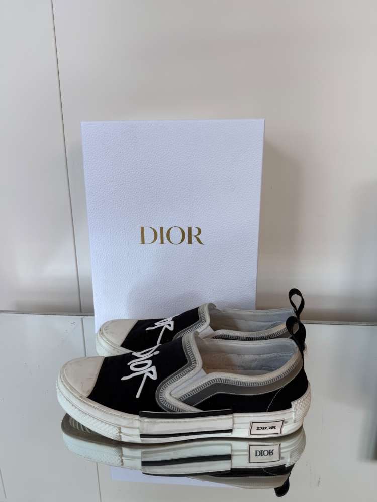 Dior slip on tenisky s nápisom