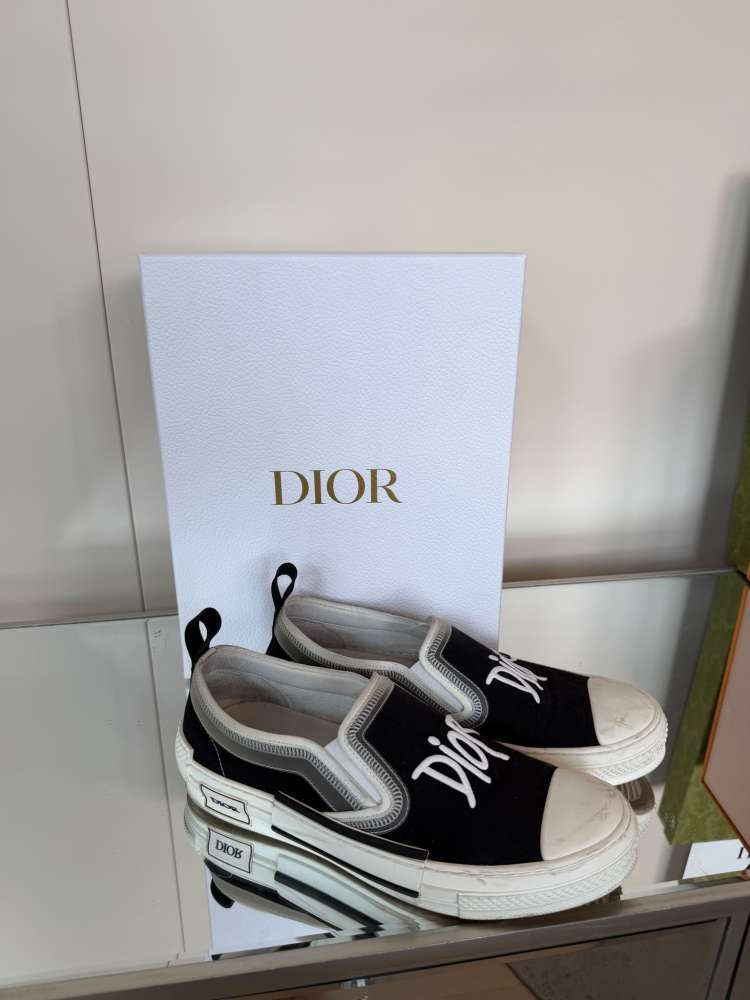 Dior slip on tenisky s nápisom