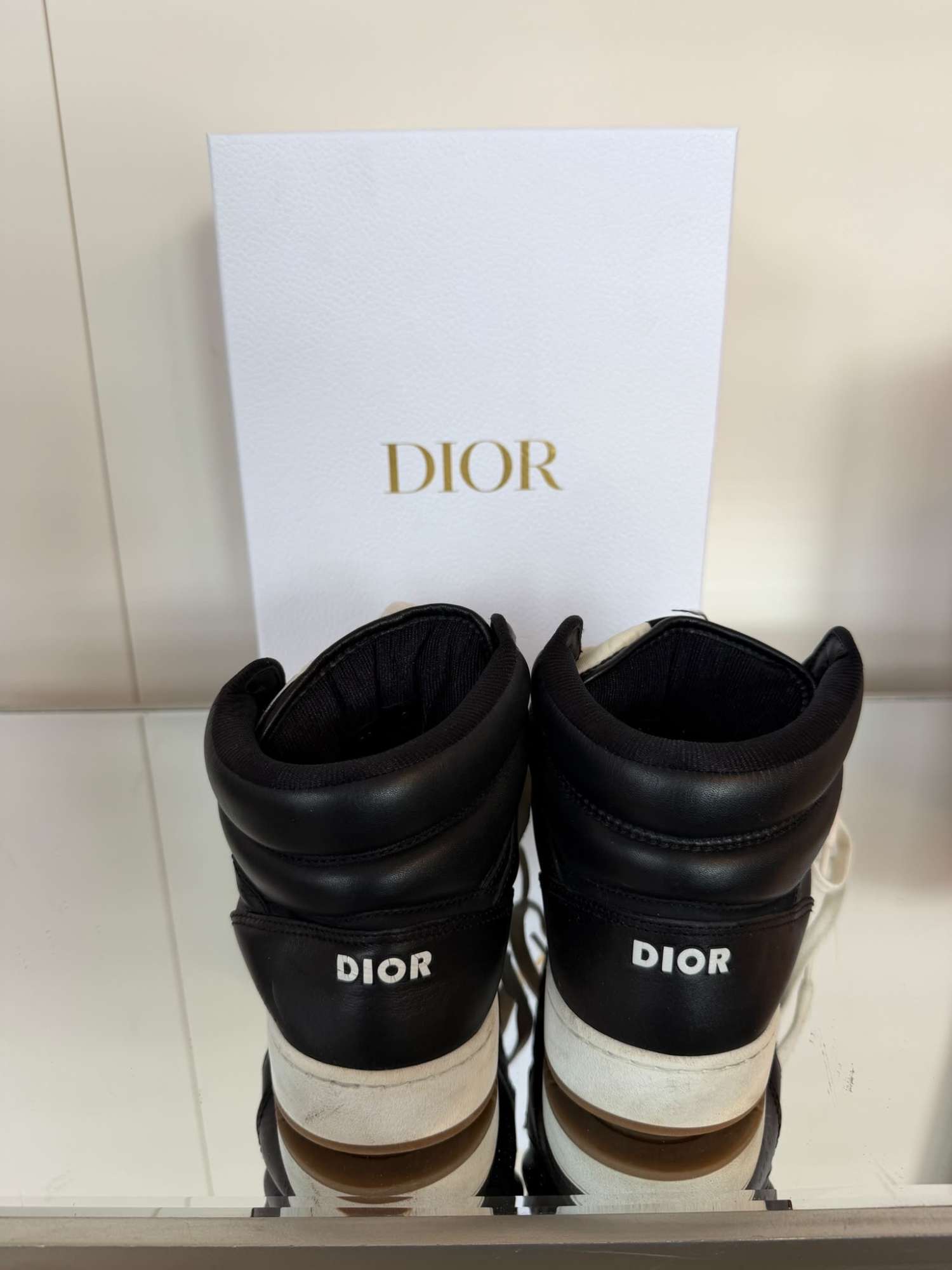 Dior kožené členkové tenisky