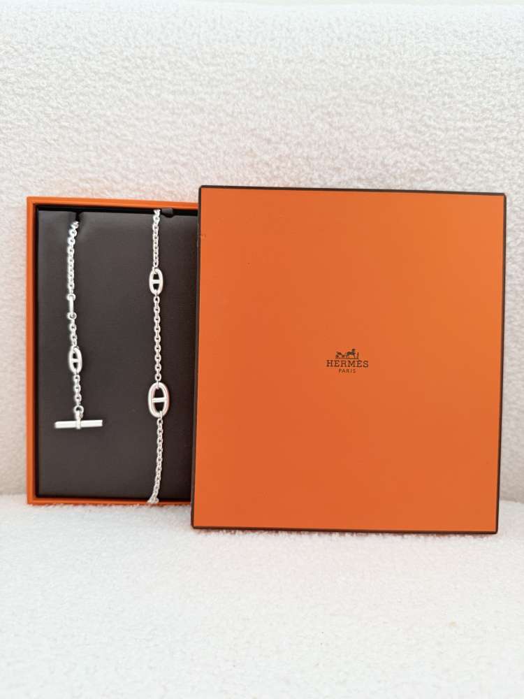 HERMÈS FARANDOLE 120 – Luxusný strieborný náhrdelník | Nenosený