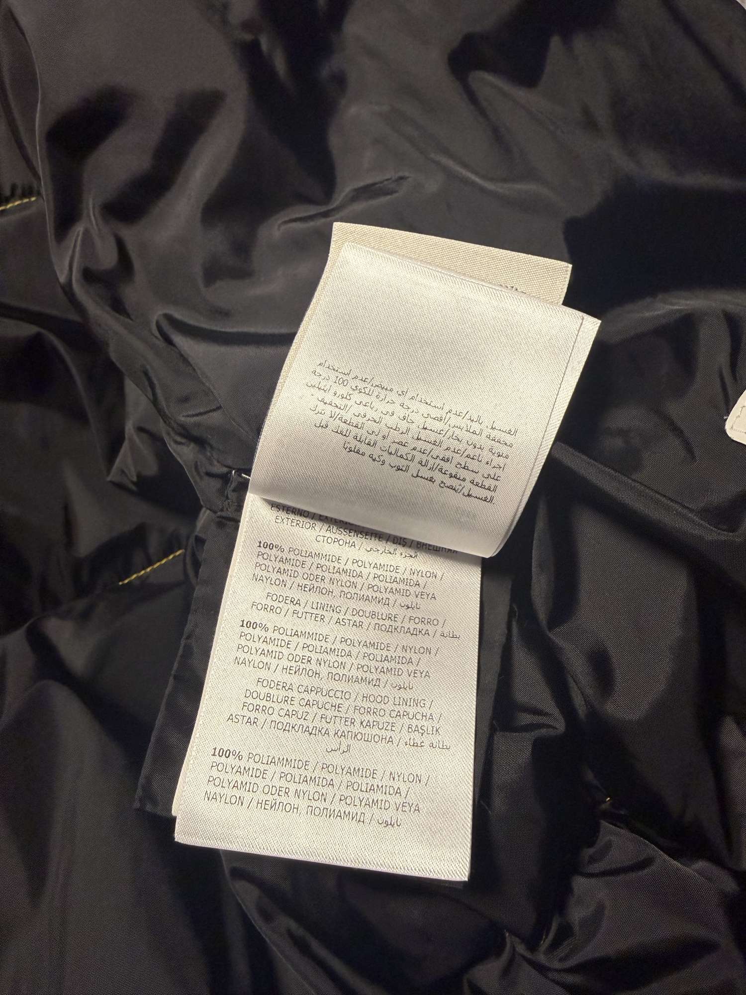 Moncler bunda žltá