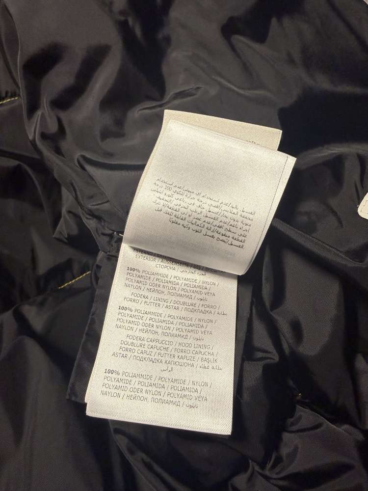 Moncler bunda žltá
