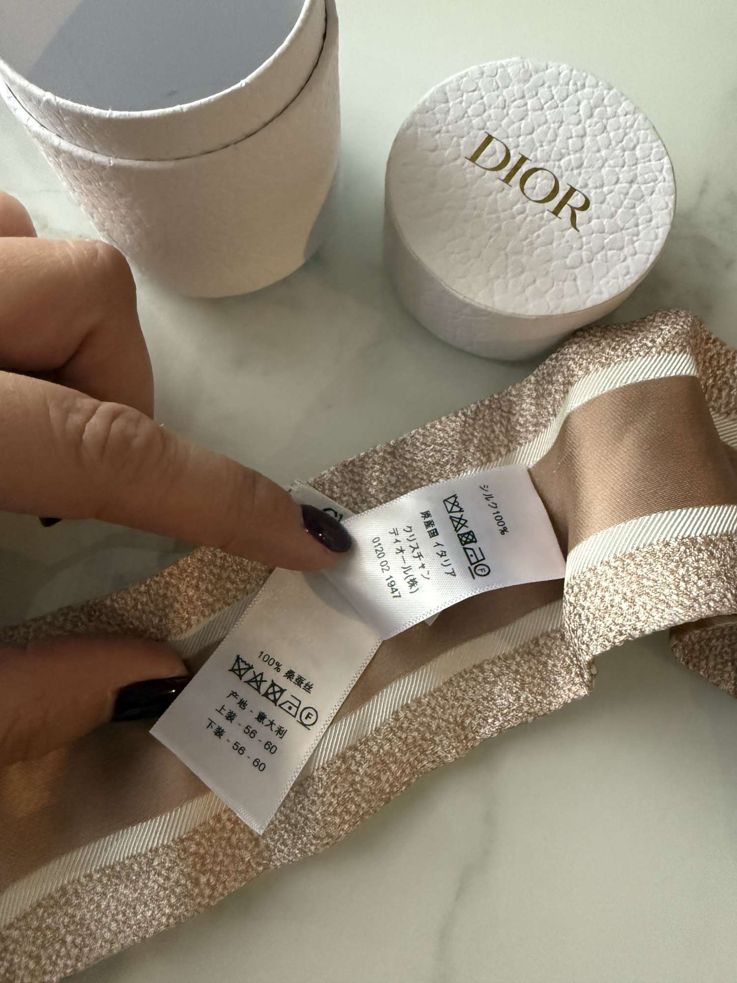 Dior scarf