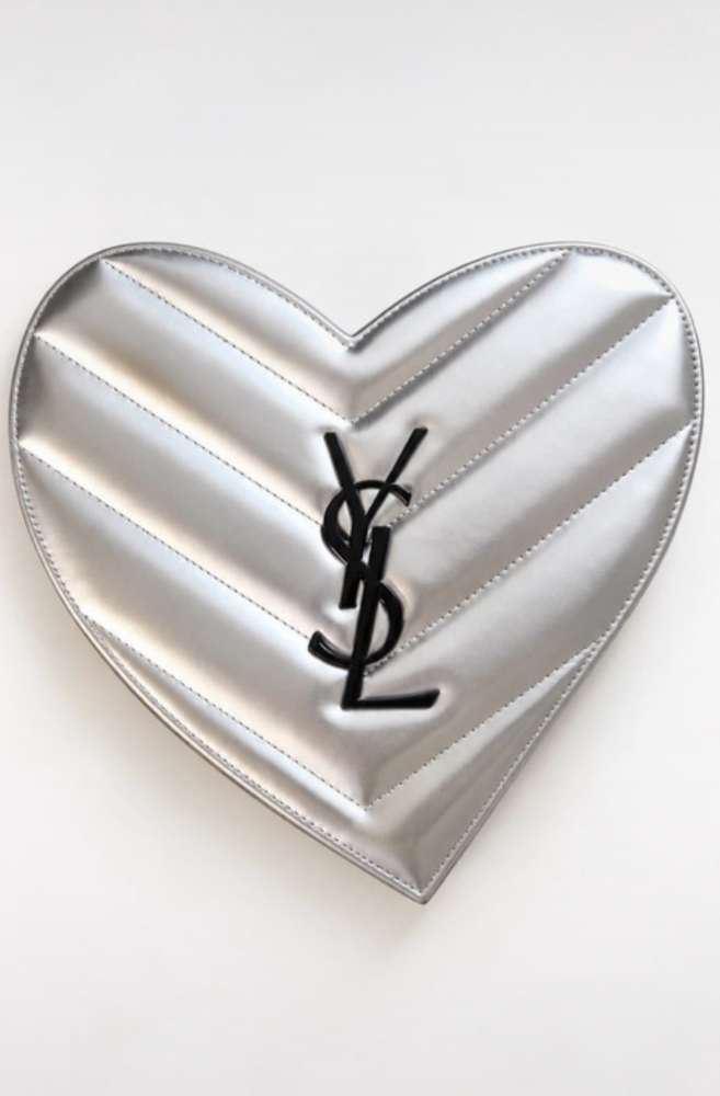 YSL srdiečko s leskami