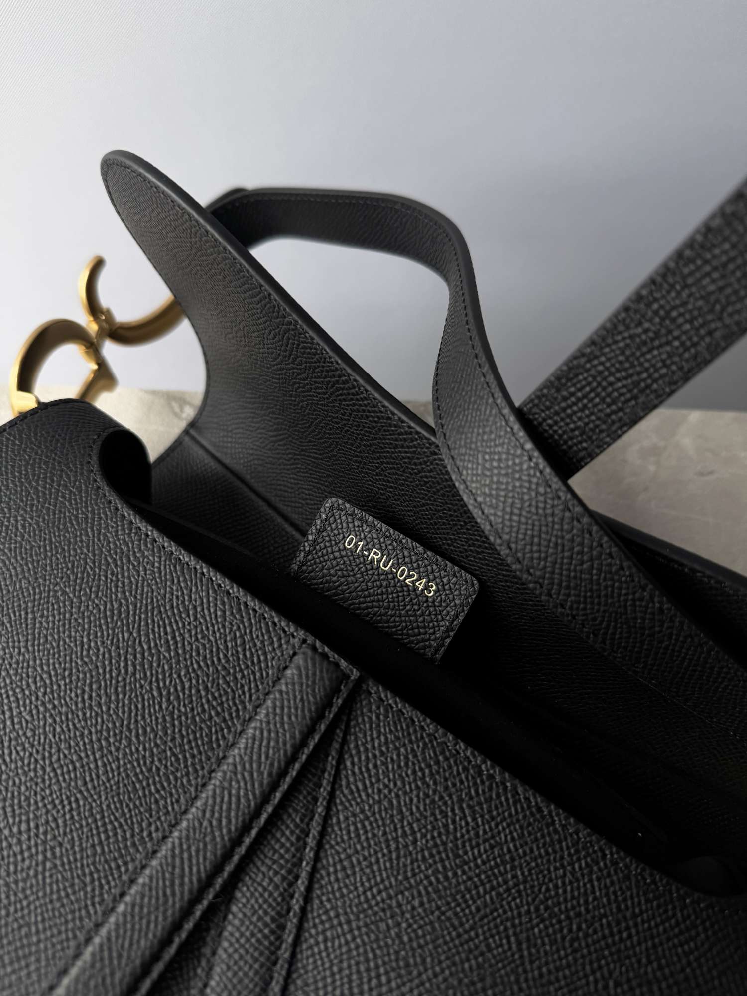 DIOR Medium Saddle Bag čierna kabelka taška komplet balenie