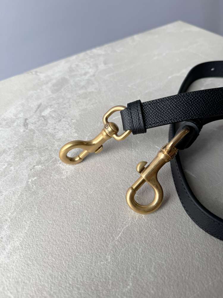 DIOR Medium Saddle Bag čierna kabelka taška komplet balenie