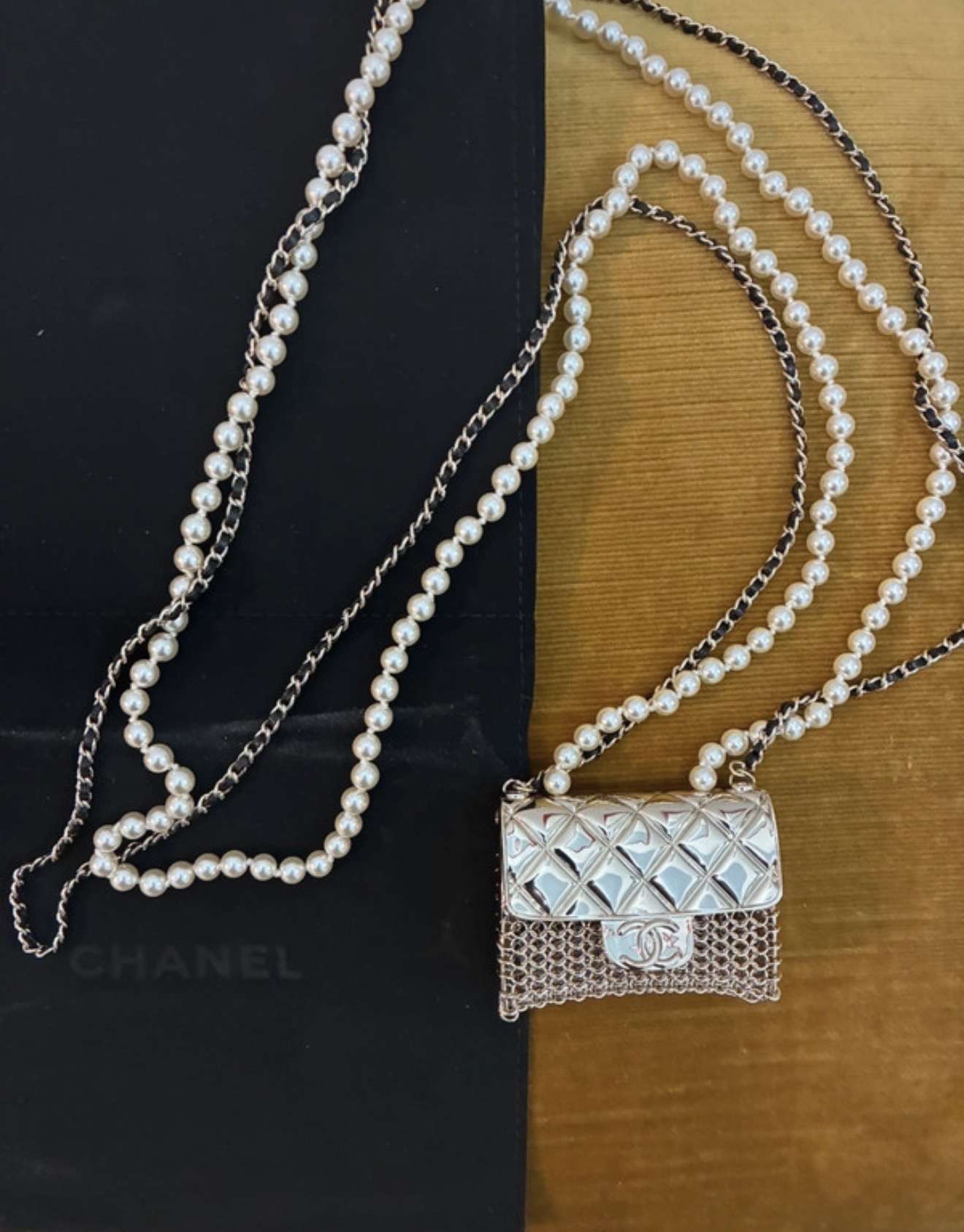 Chanel retiazka prívesok