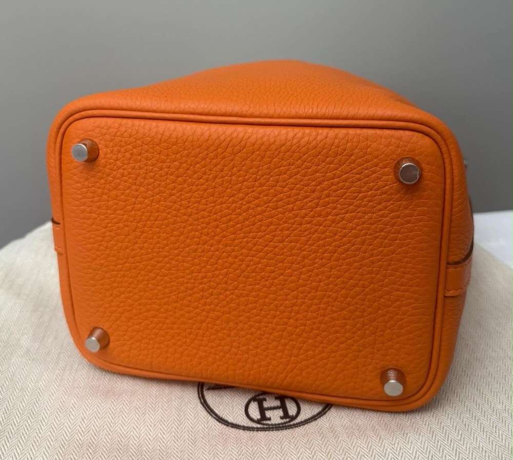 Hermès Picotin 18 Lock Orange Poppy