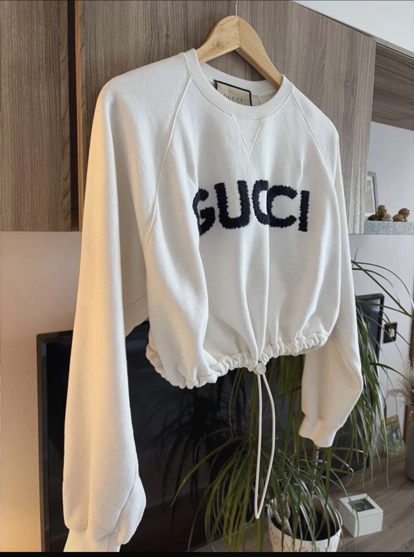 Gucci crop top mikina