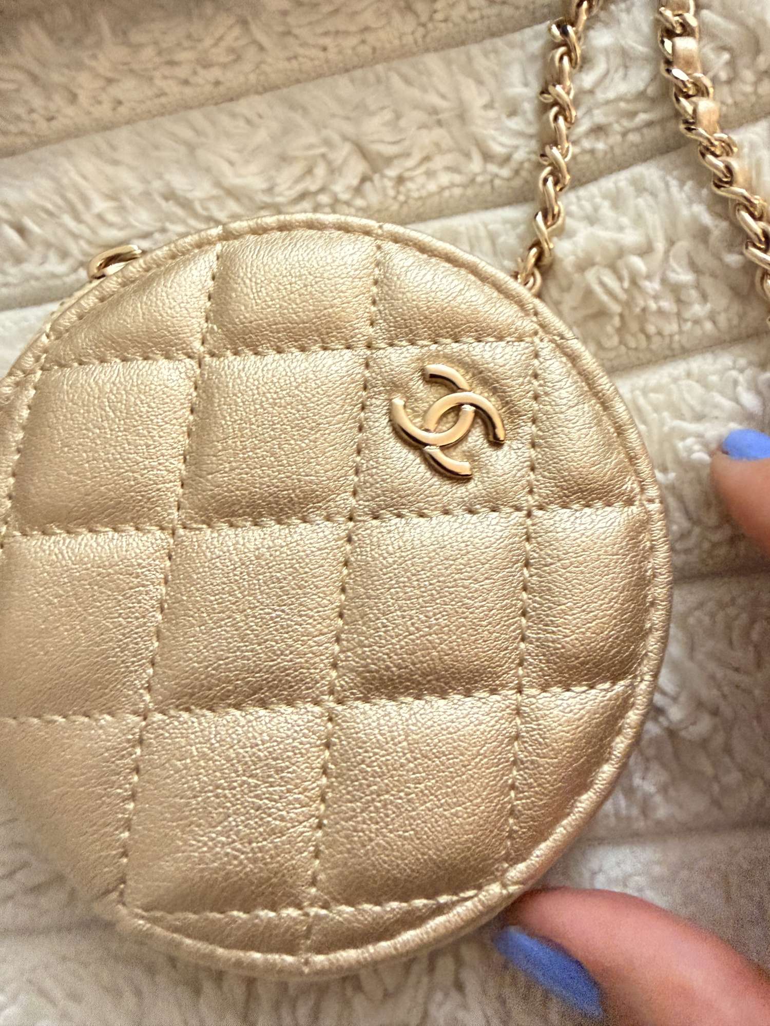 Chanel coin purse and air pod case