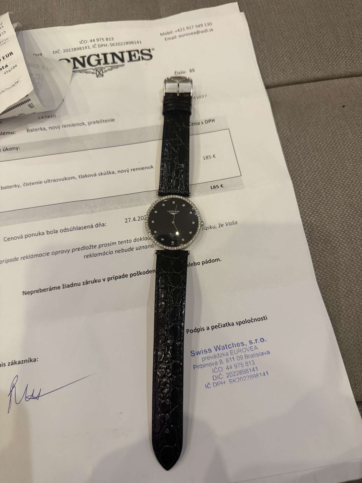 Vintage longines hodiny
